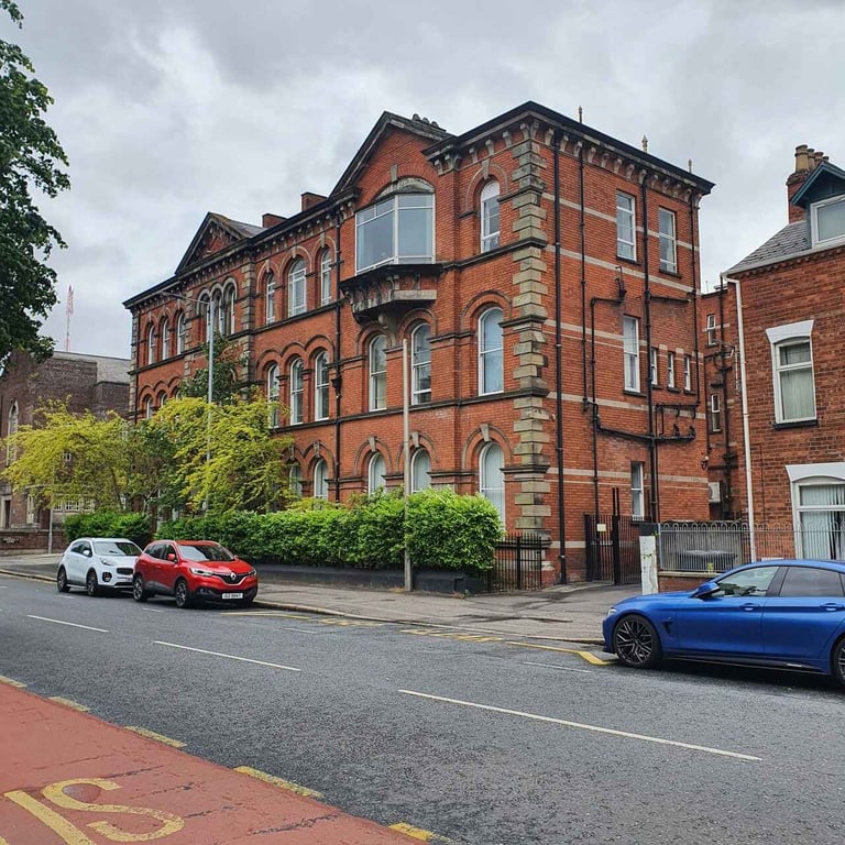 Photo of Samaritan Hospital, a historic building in Belfast