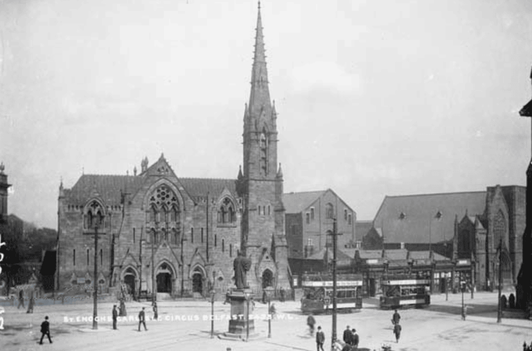 Photo of St Enoch's Presbyterian Church, a historic building in Belfast
