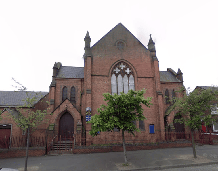 Photo of Macrory Memorial Presbyterian Church, a historic building in Belfast
