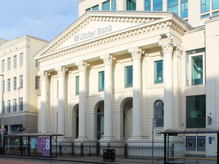 Photo of Ulster Bank, a historic building in Belfast