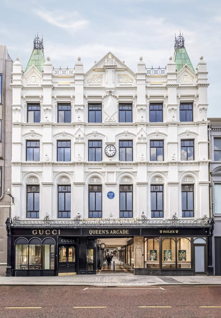 Photo of Queens Arcade, a historic building in Belfast