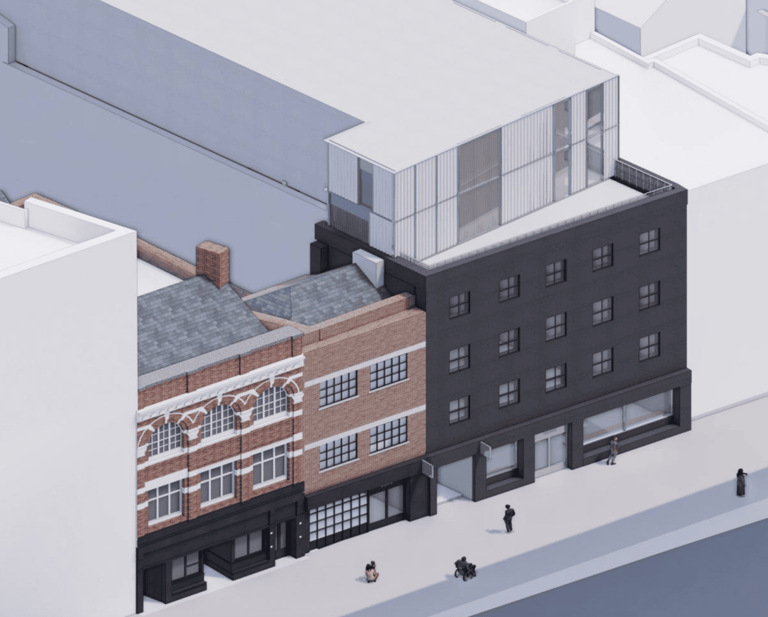 Planning application site photo: 10 - 22 Ann Street