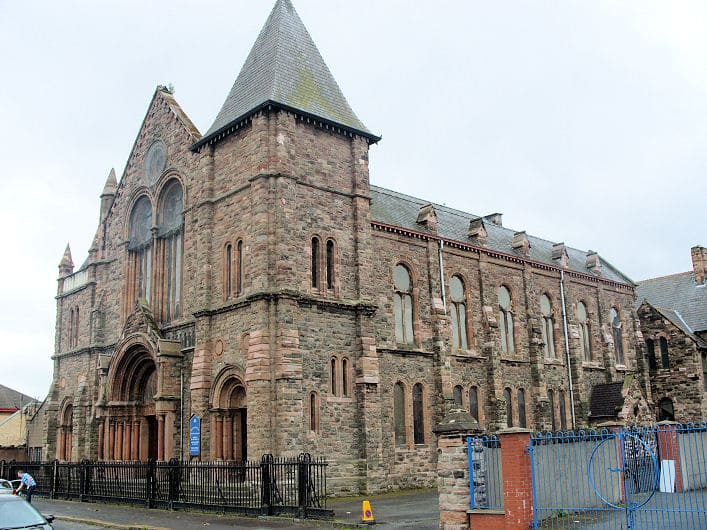 Planning application site photo: Townsend Street Presbyterian Church