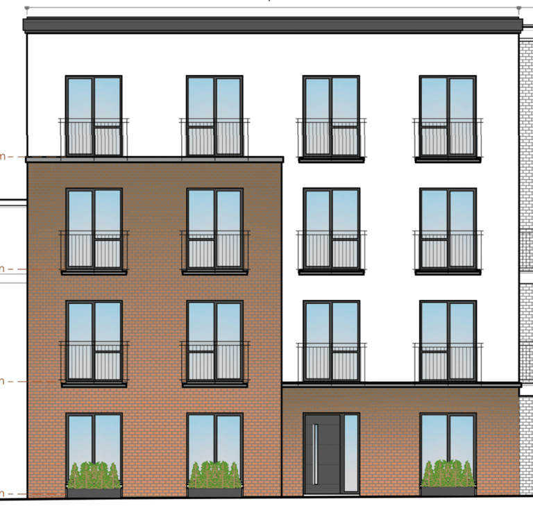 Planning application site photo: 341 - 345 Albertbridge Road