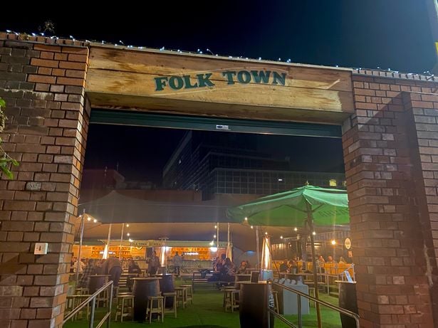 Planning application site photo: Folktown Beer Garden