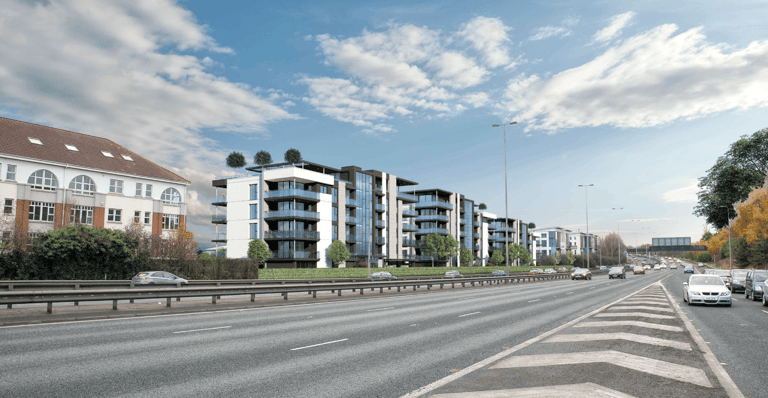 Planning application site photo: Stockmans Way Apartments