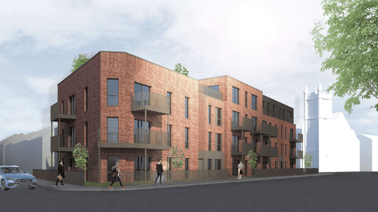Planning application site photo: 62-79 York Road