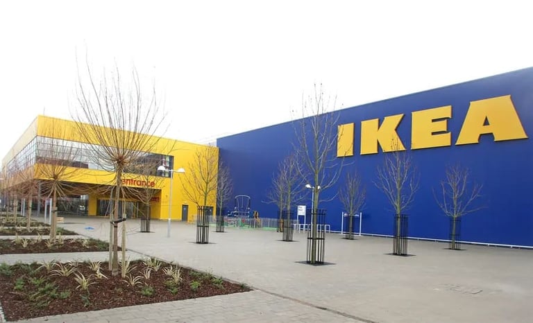 Planning application site photo: IKEA Belfast