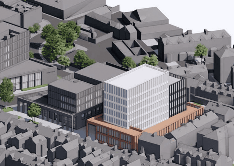 Planning application site photo: QUB Lisburn Road Site C