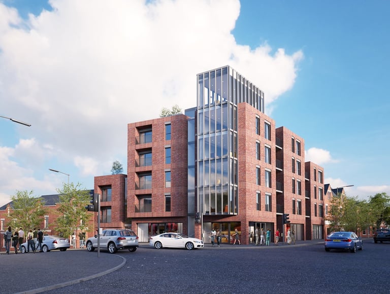 Planning application site photo: 171-177 Lisburn Road